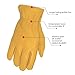 Illinois Glove Company 59LB Premium Heavy Duty Grain Elkskin Gloves, L, Gold, Unlined