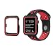 Case for Apple Watch Series 4 Full Degree Protective Slim Bumper for iWatch 44mm 40mm (44mm, Red)