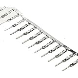 SUNKEE 100PCS Dupont Jumper Wire Cable Male Pin Connector 2.54mm