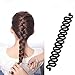 6PCS BeautyMood Fashion French Hair Styling Clip french braid tool Bun Maker Braid Tool Hair Accessories Twist Plait Hair Braiding Tool(Black,Gray and White)