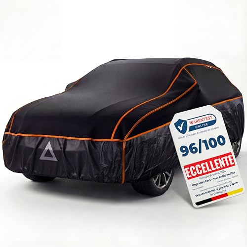 Upgrade4cars Premium Anti-Hail Car Cover for Outdoor Padded and Waterproof | Universal Anti-Scratch Plush Car Cover for Summer and Winter | Car – M (432 x 165 x 119 cm)