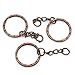 Rockin Beads Brand, 30 1 Inch Key Chains & Key Rings Antique Copper 5.3cm 30pcs