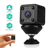 Mini Spy Hidden Camera with 32G TF Card 1080P HD Nanny Cam with Night Vision and Motion Detective, Indoor Covert Security Camera Video Recorder Real-Time View for Your Home, Car and Office