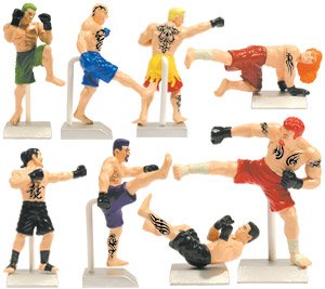 Fight Club Mini Figures Set of 8 Capsule Toys Toys & Games