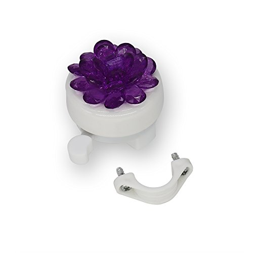 EONMIR Kids Bike Girl's Bicycle Bells,Toddler Bike Parts,Bike Horn Accessory Flowers (X-Purple)