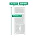Sauder Edge Water Book Shelf, Bookcase with Storage Doors and Adjustable Shelves, L: 29.29