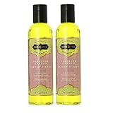 Kama Sutra Massage Oil, Pleasure Garden, 8 Ounces (Set of 2)