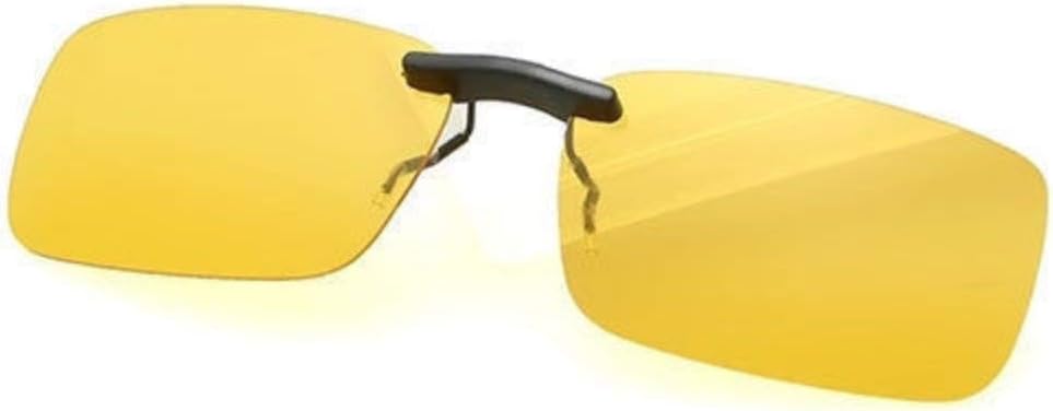 Sunglasses Polarized Clip On Driving Glasses Day Night Vision Shade Lens UV400