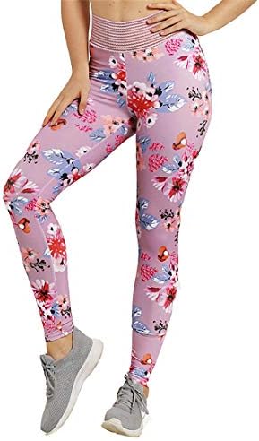 K BAO Women Fashion Yoga Pants Scrunch Booty Striped Waist Fitness Workout Gym High Waist Camo Sport Capri Leggings