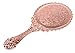 The Paragon Hand Held Mirror - Silver Tone Victorian Vanity Mirror (Copper)
