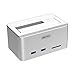 Unitek [Upgraded 12V/3A Power Adapter] Aluminum USB 3.0 to SATA Hard Drive Docking Station with 2 BC 1.2 Charging USB Port and SD Card Reader for 2.5 & 3.5 Inch SATA I/II/III HDD SSD