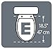 MAYFAIR 113EC 006 Soft Toilet Seat Easily Removes, ELONGATED, Padded with Wood Core, Bone