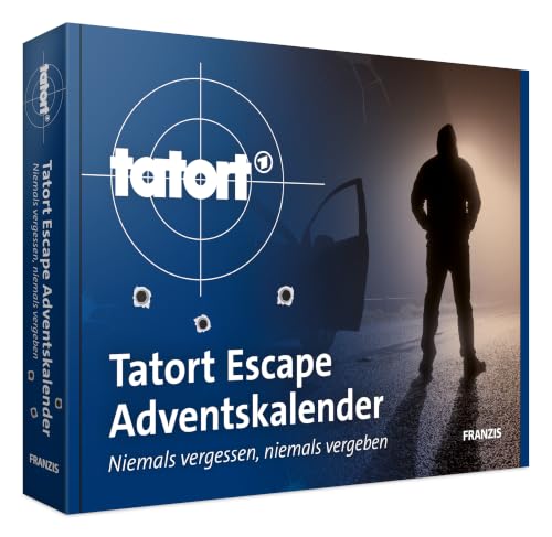 FRANZIS 67227 - Tatort Escape Adventskalender: Niemals vergessen, niemals vergeben, Escape Room mit 24 spannenden Rätseln für die Adventszeit