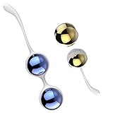 Kegel Exercise Weights for Women, Stainless Steel Ben Wa Balls Sets for Bladder Control and Pelvic Floor Muscle - Doctor Recommended for Beginners or Advanced