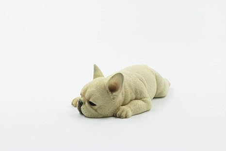 Amazon 樹脂の装飾品 フレンチブルドッグかわいい眠っている小さな方法戦闘シミュレーション犬モデルフレンチブルラッキーカーデコレーション 置物 オブジェ オンライン通販