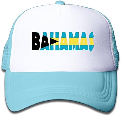 QZJKW Funny Bahamas Children Kids Nylon Adjustable Mesh Hat One Size Fits Most