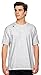 Champion Men's Double Dry Cotton Short Sleeve Tee, Silver/Grey, Medium