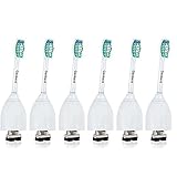 Genkent Replacement Toothbrush Heads for Philips Sonicare E-Series HX7022/66, fits Advance, Elite, Essence and Xtreme Clean Sonicare Brush Handles,6 Pack
