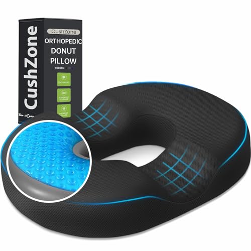 Donut Pillow Seat Cushion Cooling Gel Memory