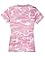 District Made - Ladies Perfect Weight Camo Crew Tee DM104CL