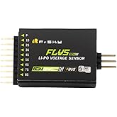FrSky FLVS ADV Voltage Sensor with OLED Display &ndash; FBUS/S.Port Compatible Accurate 2S-8S LiPo Battery Voltage Measurement for RC Aircraft and Drones(with Screen)