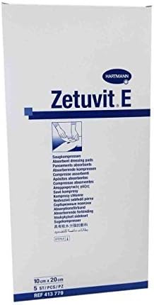 Hartmann Zetuvit E Sterile Absorbent Dressing Pads, 10cm x 20cm by Zetuvit E