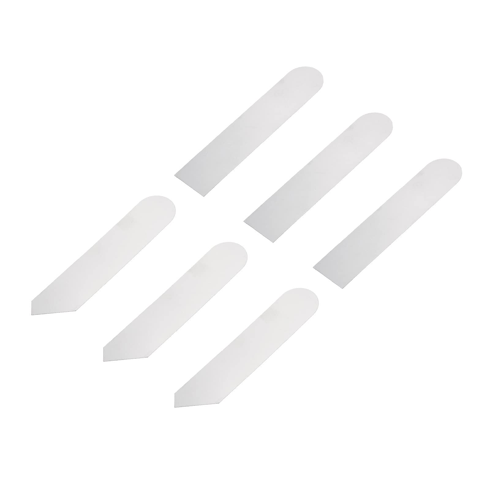 PATIKIL Flat Curved Spudger Kit Pry Blade Professional Stainless Steel Metal 0.3mm Ultra Thin Pry Opening Tool for Mobile Phone Repair 3 Set