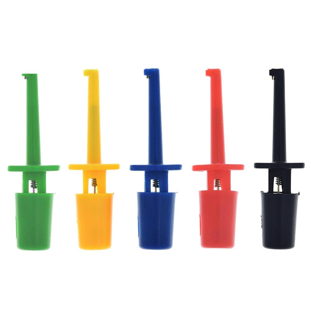 Generic 10Pcs Mini Single Test Hook Clip Test Probe