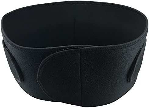 LEACK Breathable Neoprene Compression Waist Trimmer Belt Lower Back Lumbar Support Brace Adjustable Sweat Enhancer Exercise Sauna Band Strap Weight Loss Ab Wrap for Men Women