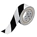 Brady ToughStripe Nonabrasive Diagonal Stripes Floor Marking Tape, 100' Length, 2