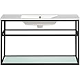 Swiss Madison SM-BV554 Pierre 48" Single, Metal Frame, Open Shelf, Bathroom Vanity