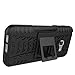 Samsung Galaxy A3 2017 Case Remex [Military Tires Leather And Kickstand] with Shockproof and Anti-Scratch and Non-Slip Case For Samsung Galaxy A3 2017 (Black)