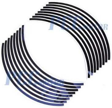 BLACK 8.5" Car Bike Motorcycle Rim Stripe Wheel Tape Decal Sticker DE57