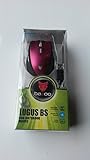 Wired Mouse - Bazoo USB, Optical, Mouse. Works with Windows, Mac OS, Linux. PC, Desktop, Laptop. (Pink)