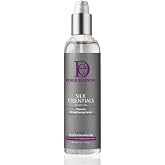 Design Essentials Silk Essentials Thermal Strengthening Serum, for Salon Perfect Weightless Thermal Styles, 4 FL Oz., Clear