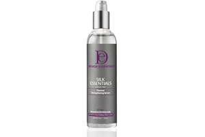Design Essentials Professional Grade Silk Essentials Heat Protectant Strengthening Serum for Salon Perfect Hair- 4oz.