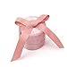 Pink Velvet Ring Box Blush Pink, Round Shape with Silk Ribbon, Engagement Ring Box, Wedding Ring Box, Wedding Photo Shoot, Engagement Photo Shoot, Bridal Gift, Jewelry Storage organizer
