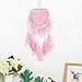 SSAWcasa Dream Catcher for Kids,Dreamcatcher with Led Lights,Girls Bedroom Wall Decor,Colorful Wall Hanging Decorations for Baby Room Birthday Wedding Party Supplies Car Ornament Gift (Heart)