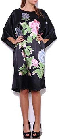 Secret Collection Womens Long & Short Kaftans Floral Ladies Maxi Dress, Oversized Nightwear