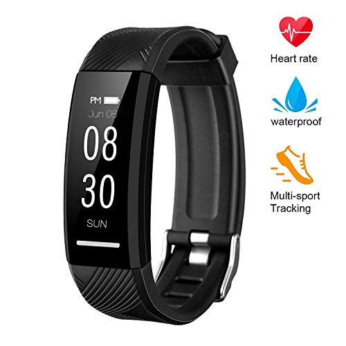 Fitness Tracker, Custom Activity Tracker with Heart Rate Monitor, Multiple Sport Modes Smart Watch Men, Women and Children Waterproof Bluetooth Pedometer