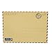 Hybsk(TM) 10 pcs Sheets Envelope Postcard Letter Stationary Storage Paper AirMail Vintage (Tan)