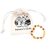 Baltic Amber Teething Bracelet/Teething Anklet For Babies, Toddlers & Kids (Unisex, Polished Cognac/Honey Mix, 5.5