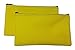 Cardinal bag supplies Travel Zipper Bags 11 x 6 inches Small Compact Portable Yellow Zippered Cloth Pouches 2 Pack