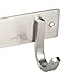 WEBI SUS 304 Coat Bath Towel Hook Rail Bar with 6 Hooks, for Bedroom, Bathroom