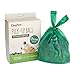 ZippyPaws - Dog Poop Pick-Up Bags, Large Strong Waste Bags with Easy-Tie Handles, Measures 14.5 Inch by 5.5 Inch - Green, 210 Count