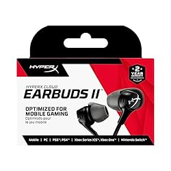 HyperX Cloud Earbuds II – 14mm Drivers, Four