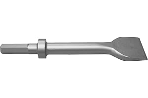 CHAMPION CHISEL WORKS Champion Chisel, 9-Inch Long by 2-Inch Wide .580 Hex Shank Round Collar Chipping Hammer Chisel