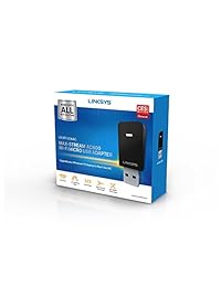 Linksys max stream AC600 correa dual usb Adapter mu mimo wusb6100 m (Refurbished Certificado)