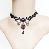 Gothic Victorian Lace Necklace Vampire Cospaly Wedding Costume Choker Jl-93