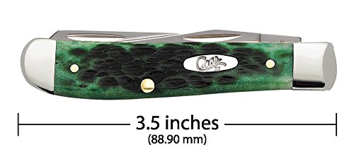 image for CASE XX WR Pocket Knife Pocket Worn Bermuda Green Bone Mini Trapper It